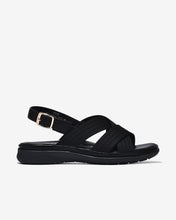 Sandal Nữ Zucia Đế Bằng Mềm 3cm Quai Đan-SRXF9Đen Color1First