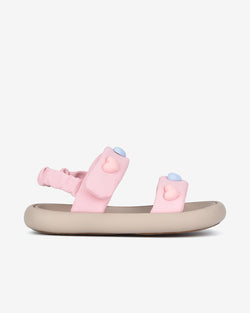 Giày Sandal Trẻ Em Zucia Quai Ngang Đính Trái Tim-STH69-Hồng Color1First