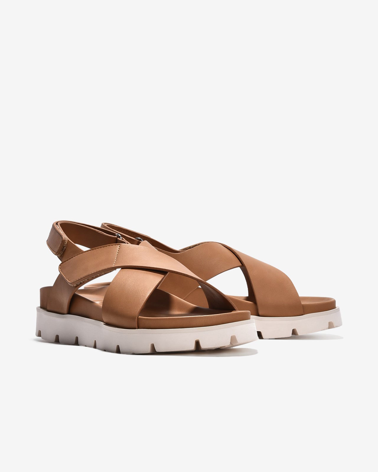 Giày Sandal Zucia Quai Chéo Bản To-STH94Nâu Color1