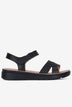 Giày Sandal Zuciani Họa Tiết Chiếc Lá-SCF51Đen Color1First