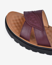 Giày Sandal Zuciani Họa Tiết Chiếc Lá-SCF51Đỏ Color2