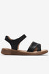 Sandals Nữ Zuciani Quai Ngang Thêu Hoạ Tiết-SCF60-Đen Color1First