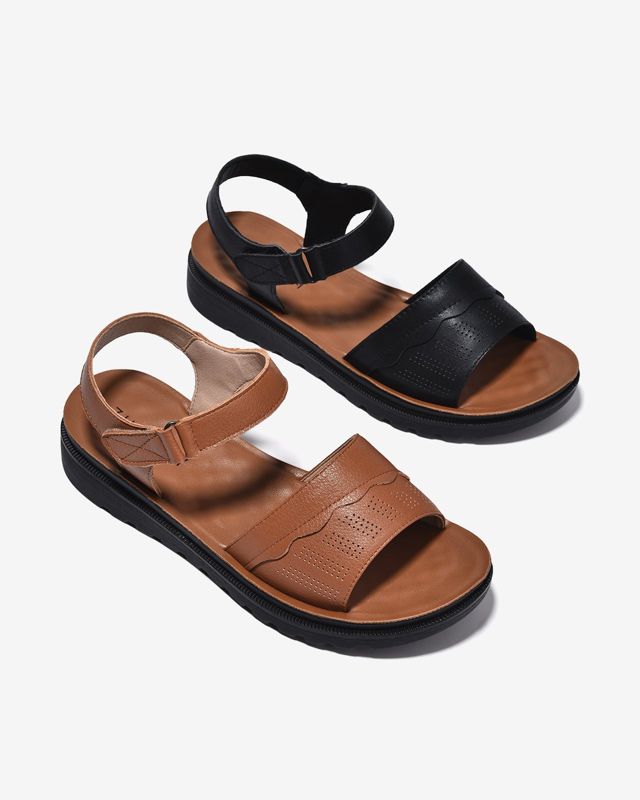 Sandal Nữ Zuciani Nhẹ Êm Thoải Mái-SCF95Bò Color1