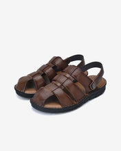 Giày Sandal Rọ Đông Hải Quai Đan 3 Bản Mũi Tròn-S1138Nâu Color2