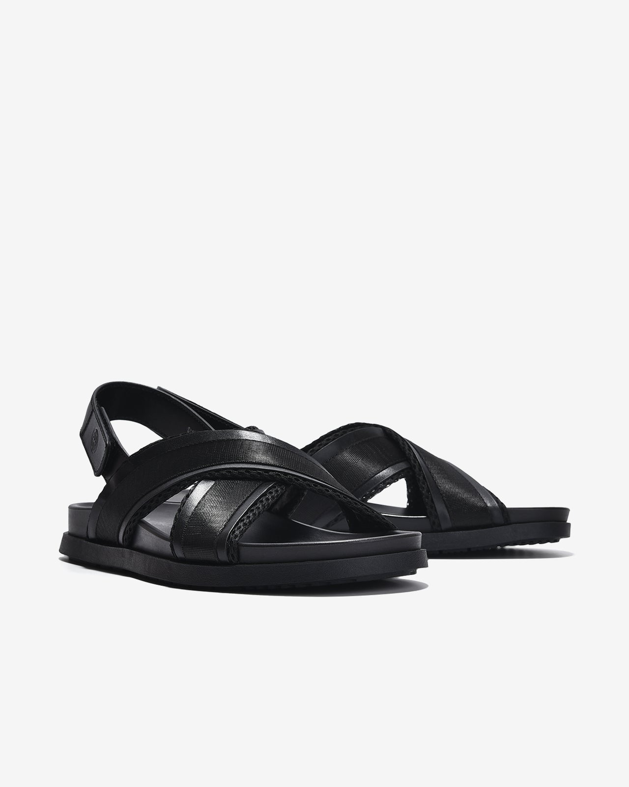 Giày Sandal Đông Hải Quai Đan chéo-S1825Đen Color1