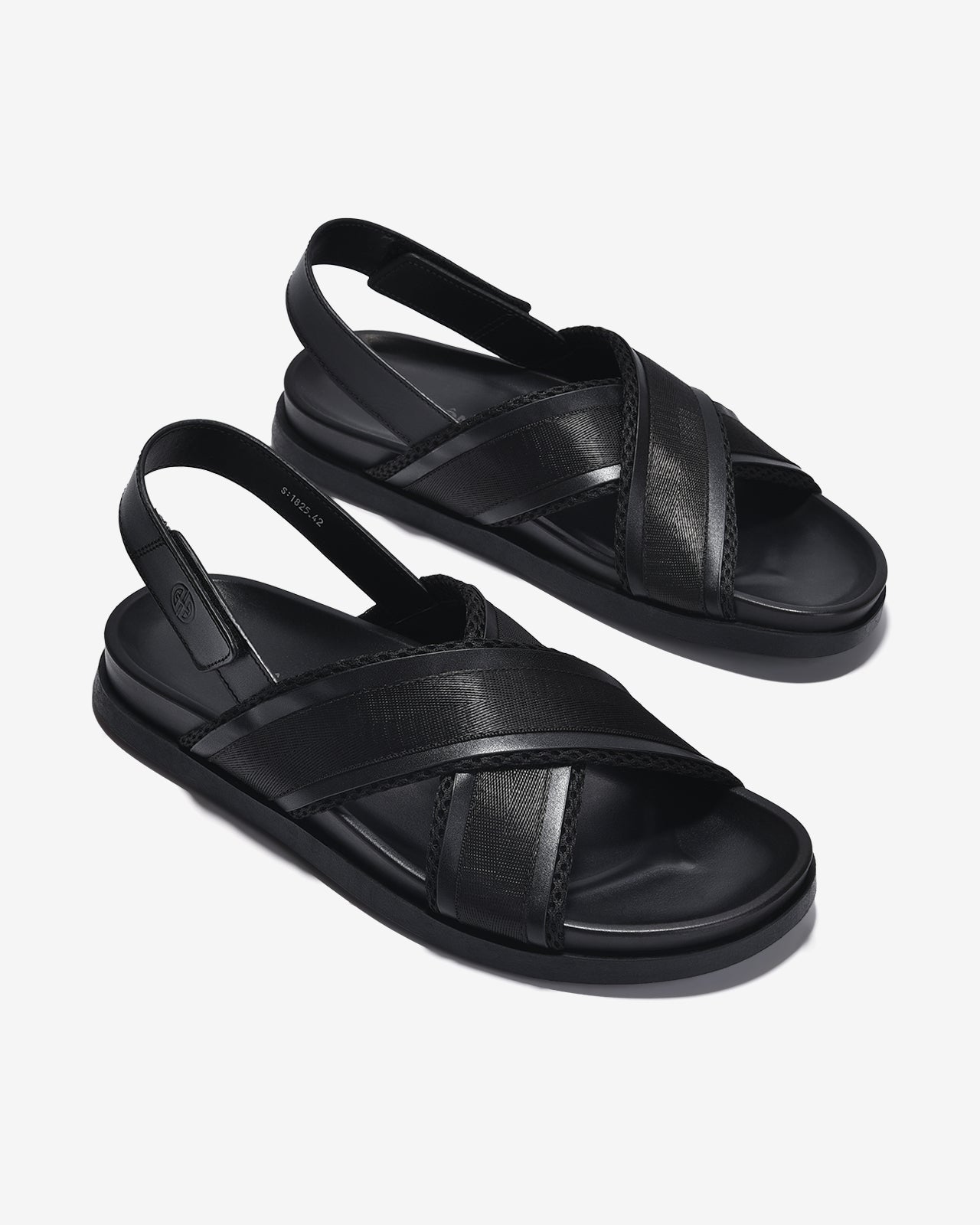 Giày Sandal Đông Hải Quai Đan chéo-S1825Đen Color1