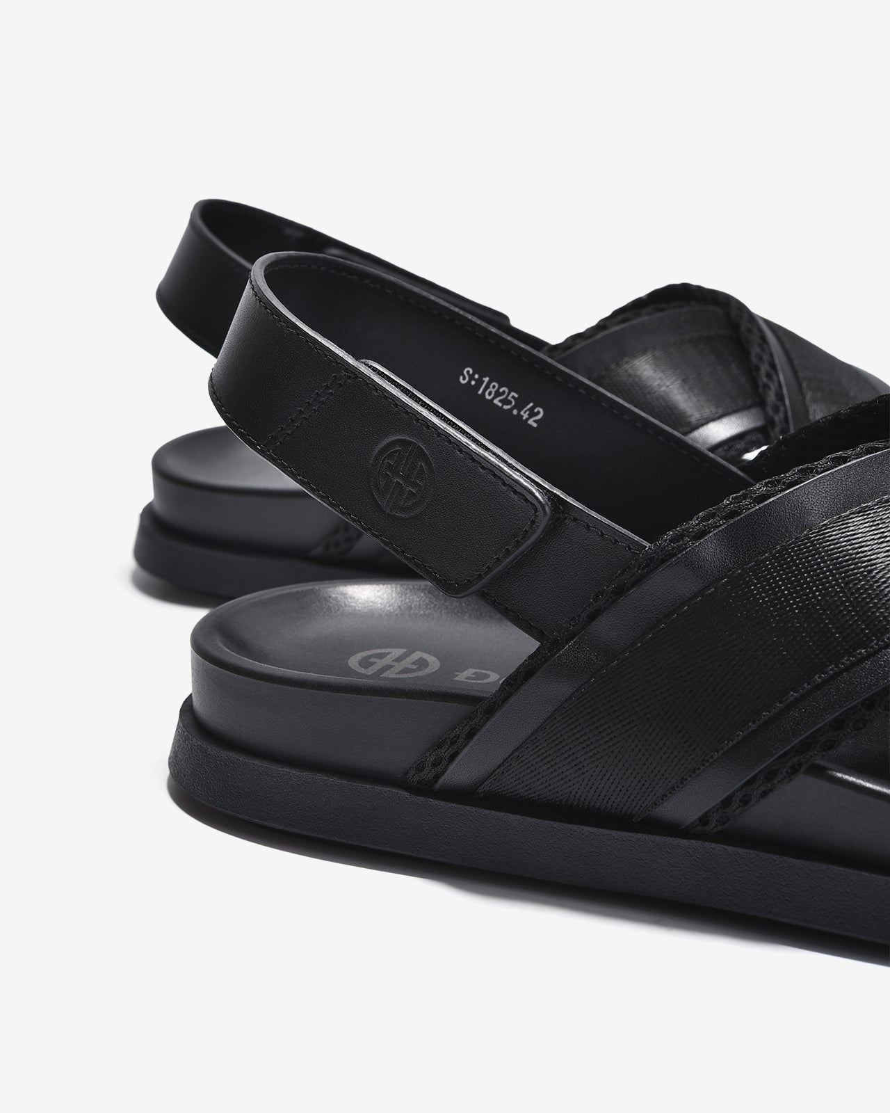 Giày Sandal Đông Hải Quai Đan chéo-S1825Đen Color1