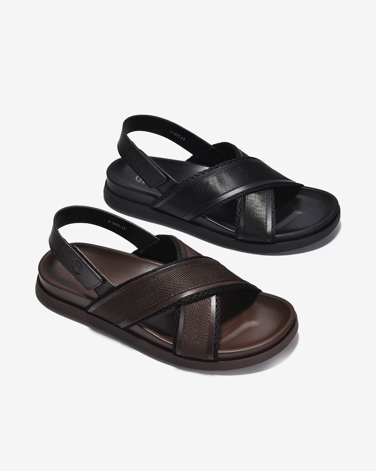 Giày Sandal Đông Hải Quai Đan chéo-S1825Đen Color1
