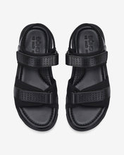 Sandals Nam Quai Hoạ Tiết Lỗ Nhỏ-S3216Đen Color1