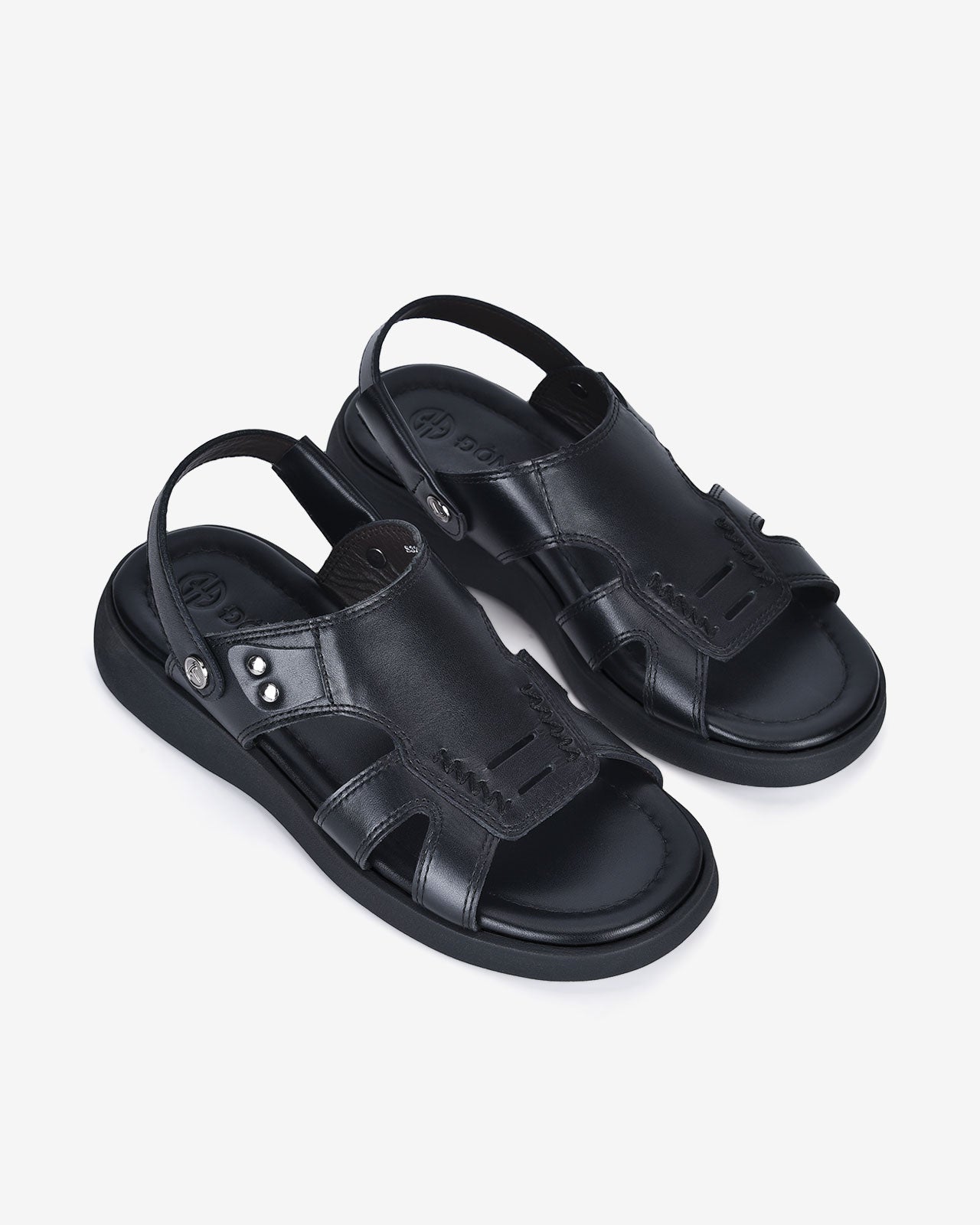 Giày Sandals Đông Hải Quai Ngang Cut-out Thoáng Khí-S3229-Đen Color1