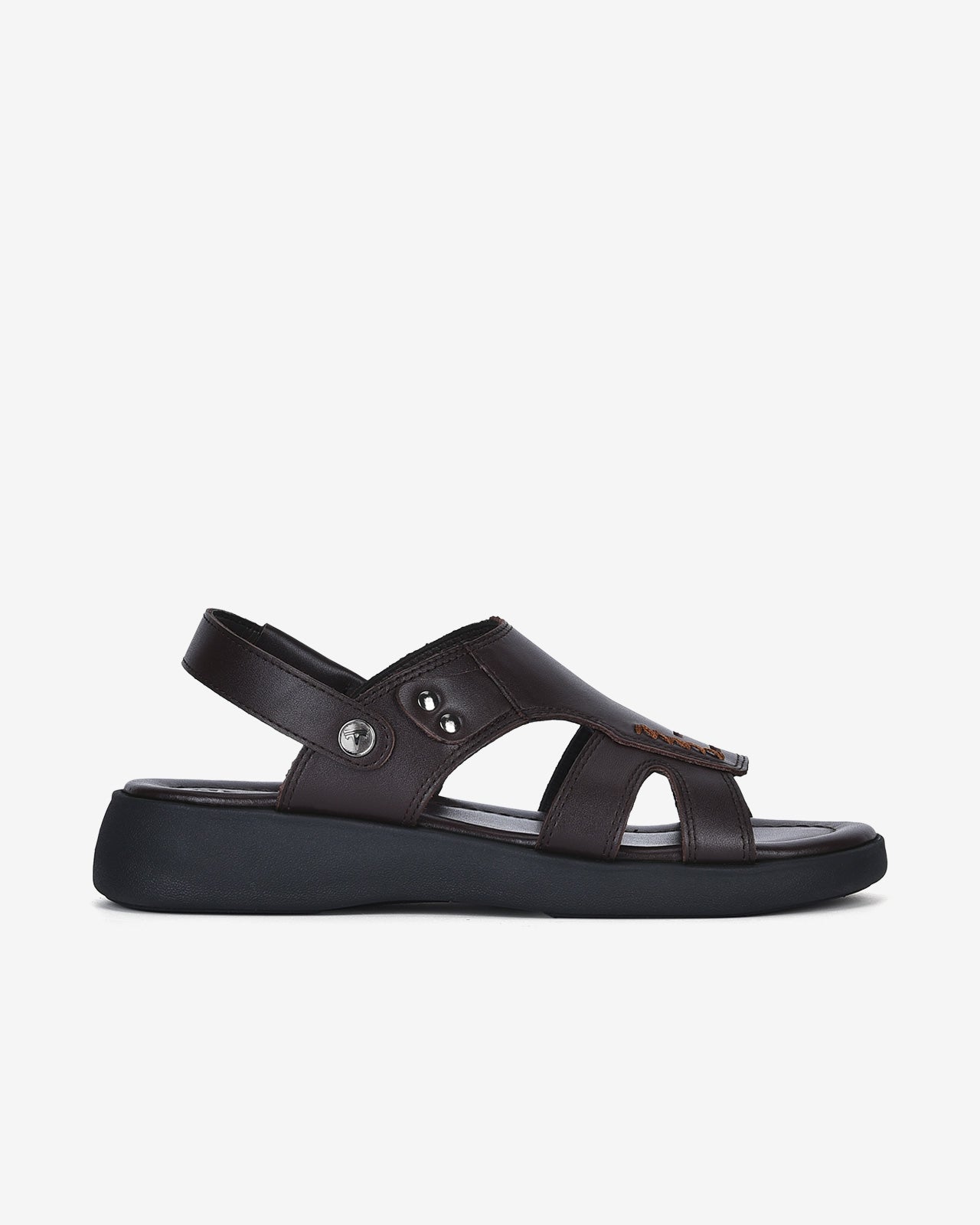 Giày Sandals Đông Hải Quai Ngang Cut-out Thoáng Khí-S3229-Nâu Color1First