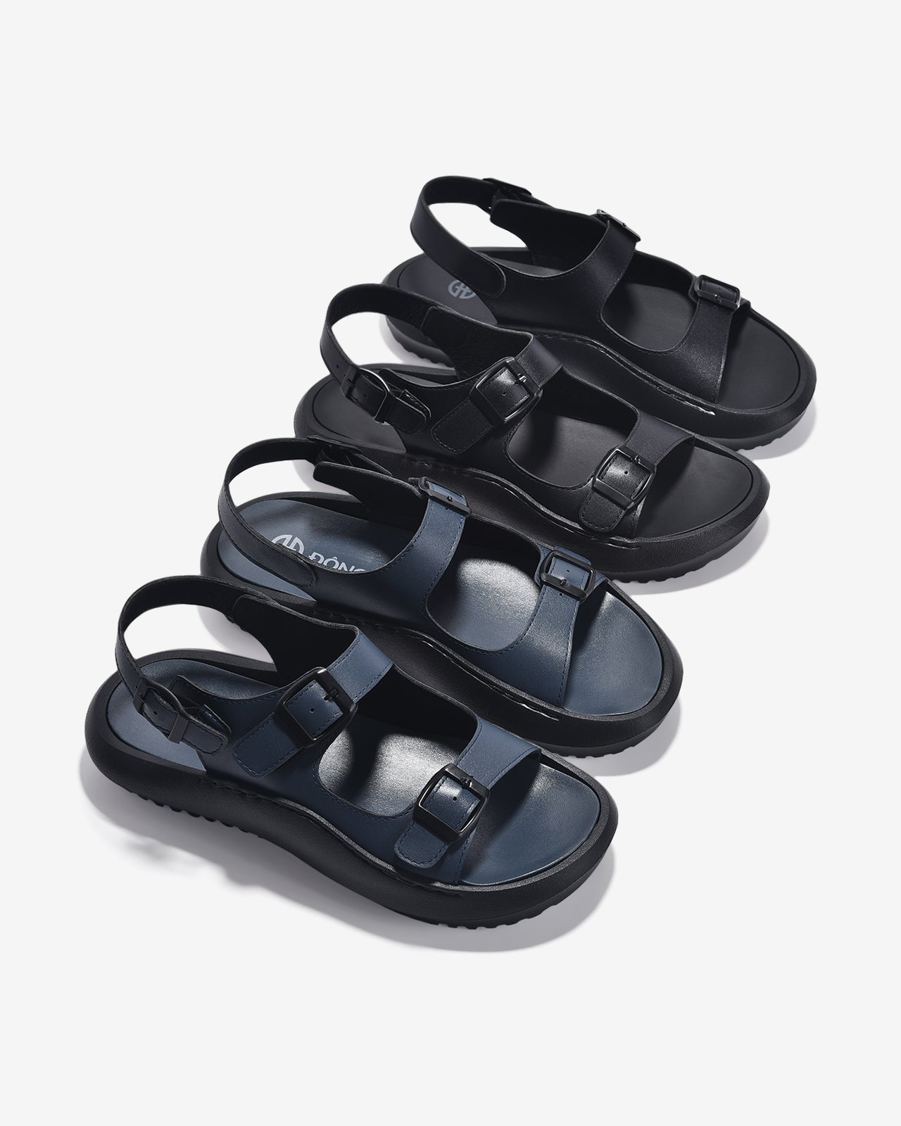 Giày Sandal Đông Hải Ergonomic Đế Đường Cong-S3230-Đen Color1