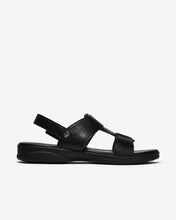 Giày Sandal Đông Hải Da Mềm Dập Vân Mờ-S3234-Đen Color1First
