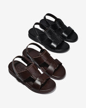 Giày Sandal Đông Hải Da Mềm Dập Vân Mờ-S3234-Đen Color1