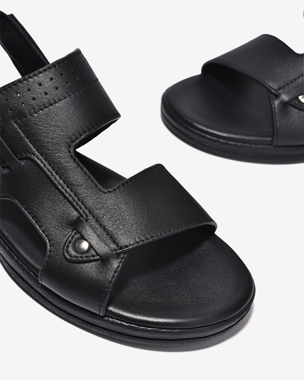 Sandal Nam Đông Hải Quai Hậu Đế Phối-S3236Đen Color1