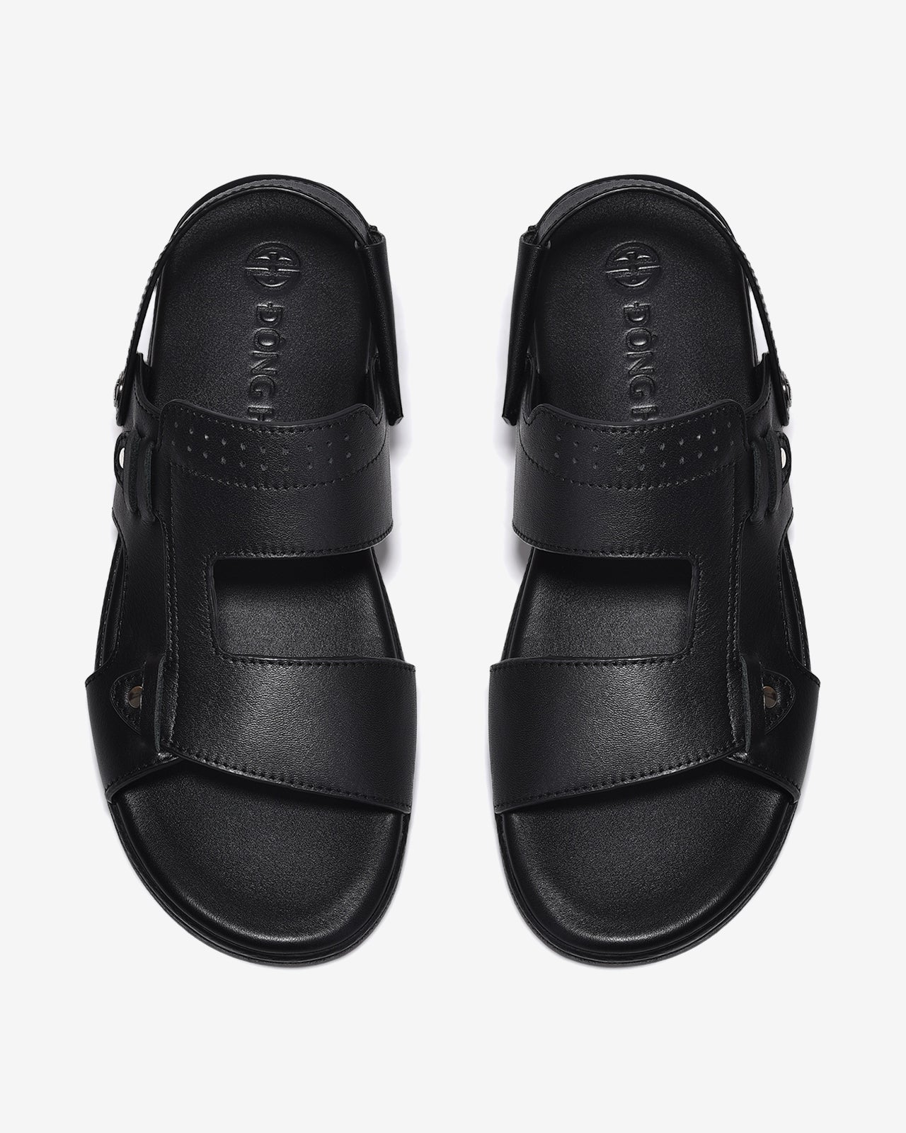 Sandal Nam Đông Hải Quai Hậu Đế Phối-S3236Đen Color1