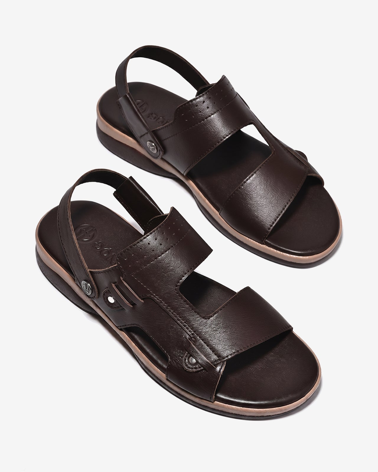 Sandal Nam Đông Hải Quai Hậu Đế Phối-S3236Nâu Color1