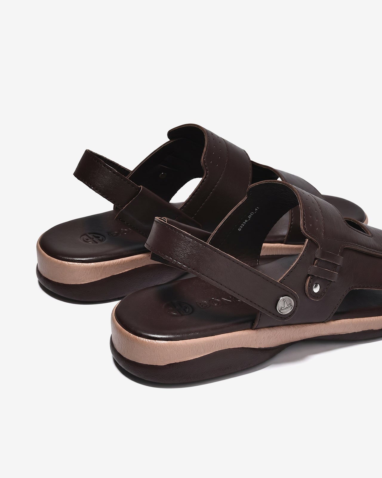 Sandal Nam Đông Hải Quai Hậu Đế Phối-S3236Nâu Color1