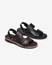 Sandal Nam Đông Hải Quai Hậu Đế Phối-S3236Nâu Color1