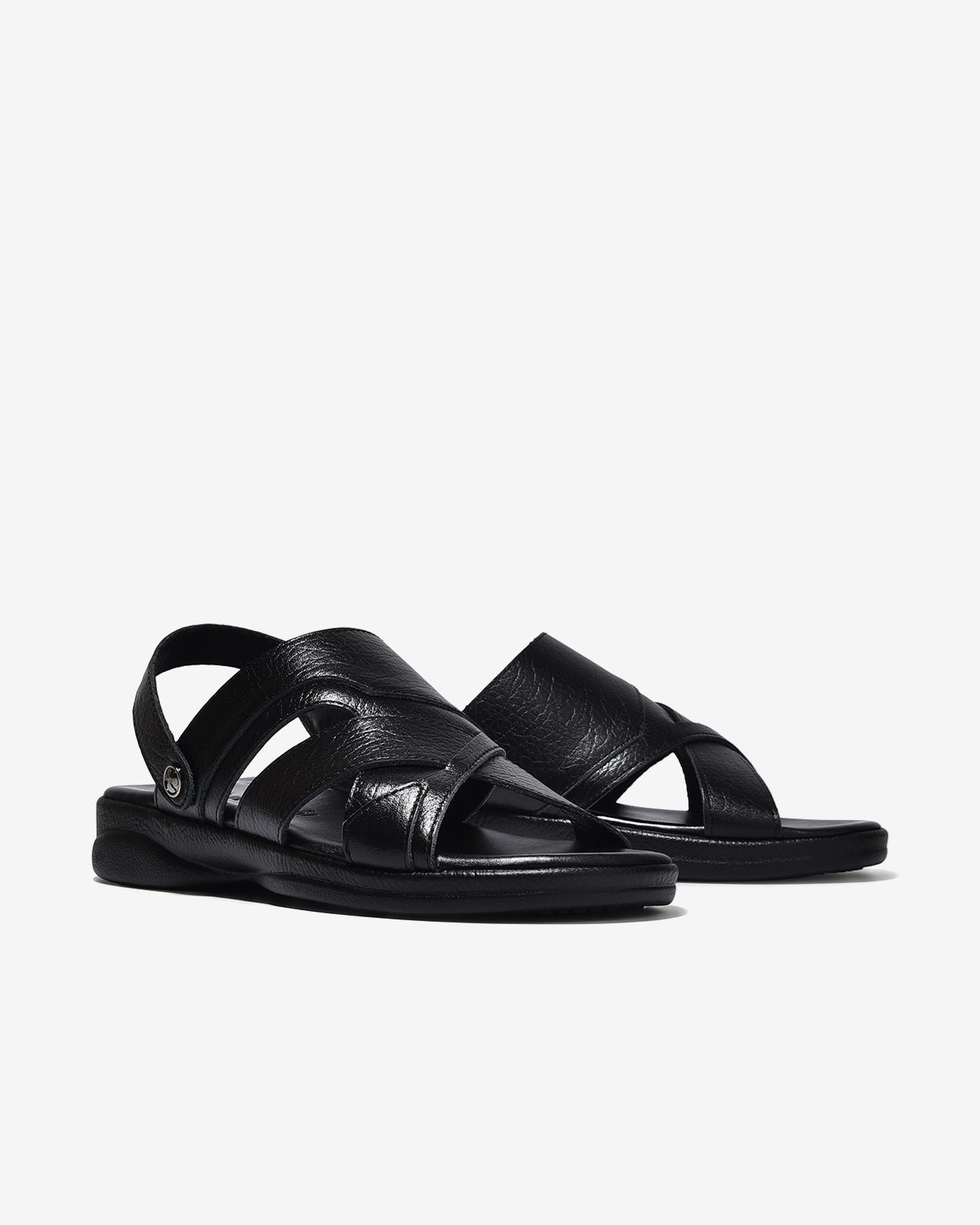 Giày Sandal Đông Hải Êm Mềm Đế 3cm Quai Chéo-S3237Đen Color1