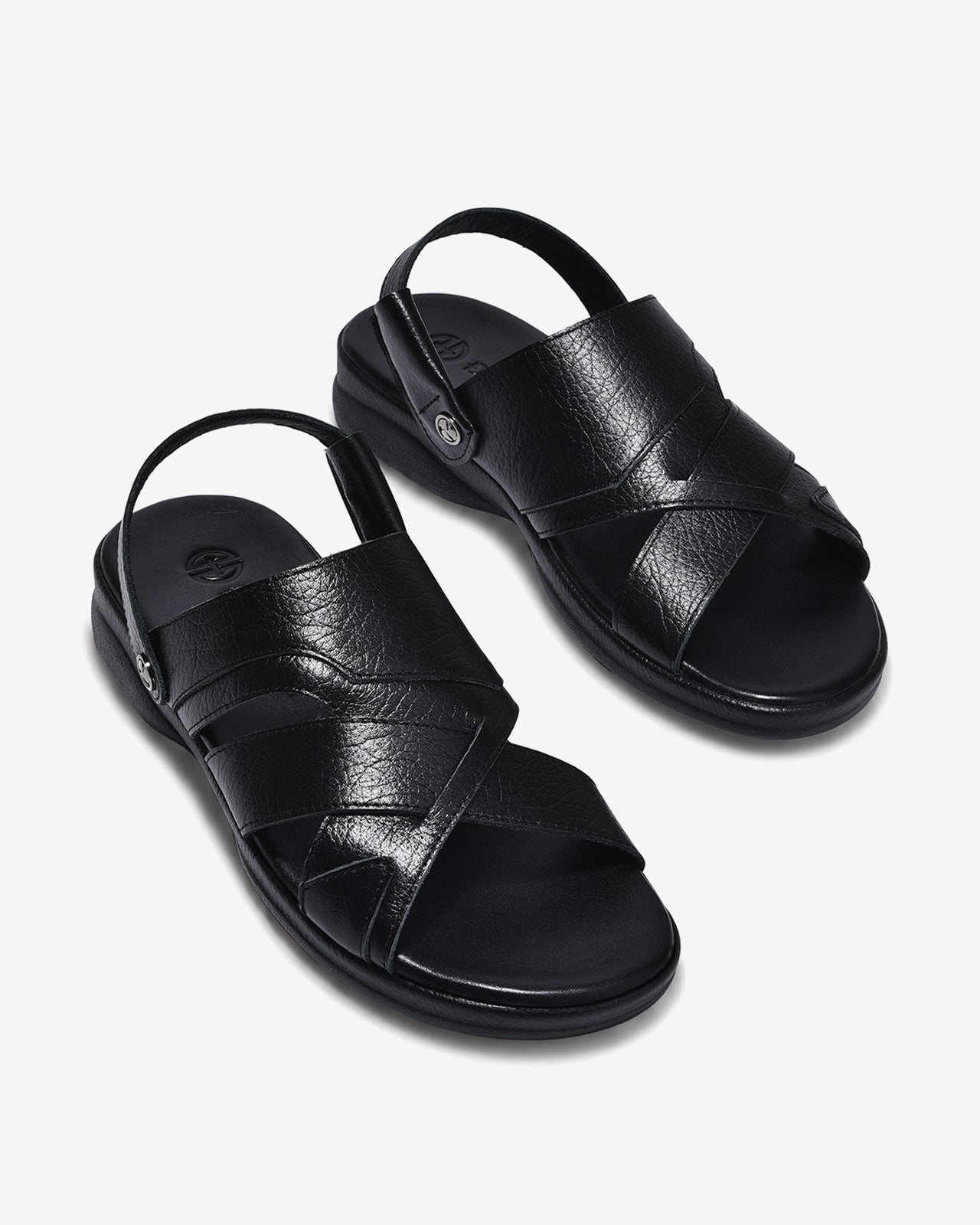 Giày Sandal Đông Hải Êm Mềm Đế 3cm Quai Chéo-S3237Đen Color1