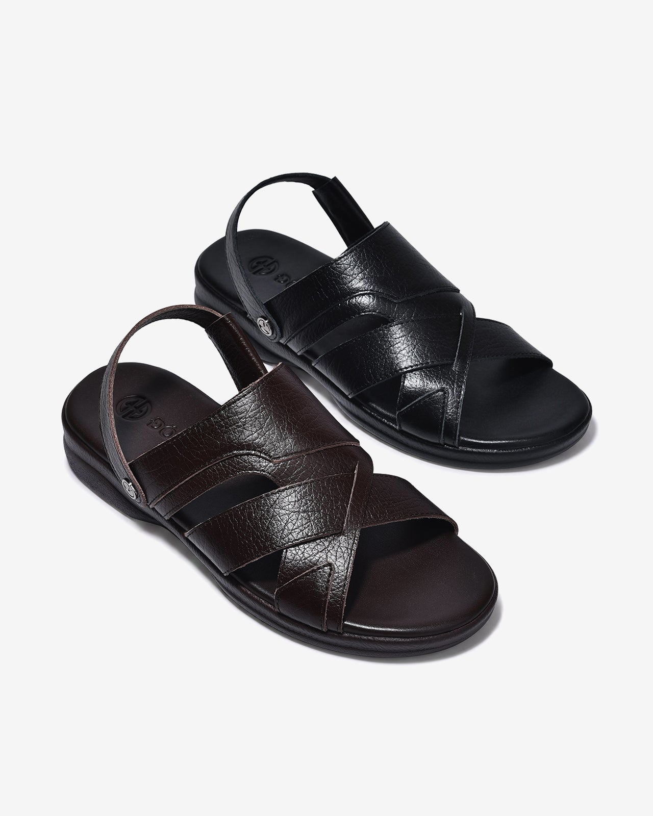Giày Sandal Đông Hải Êm Mềm Đế 3cm Quai Chéo-S3237Đen Color1