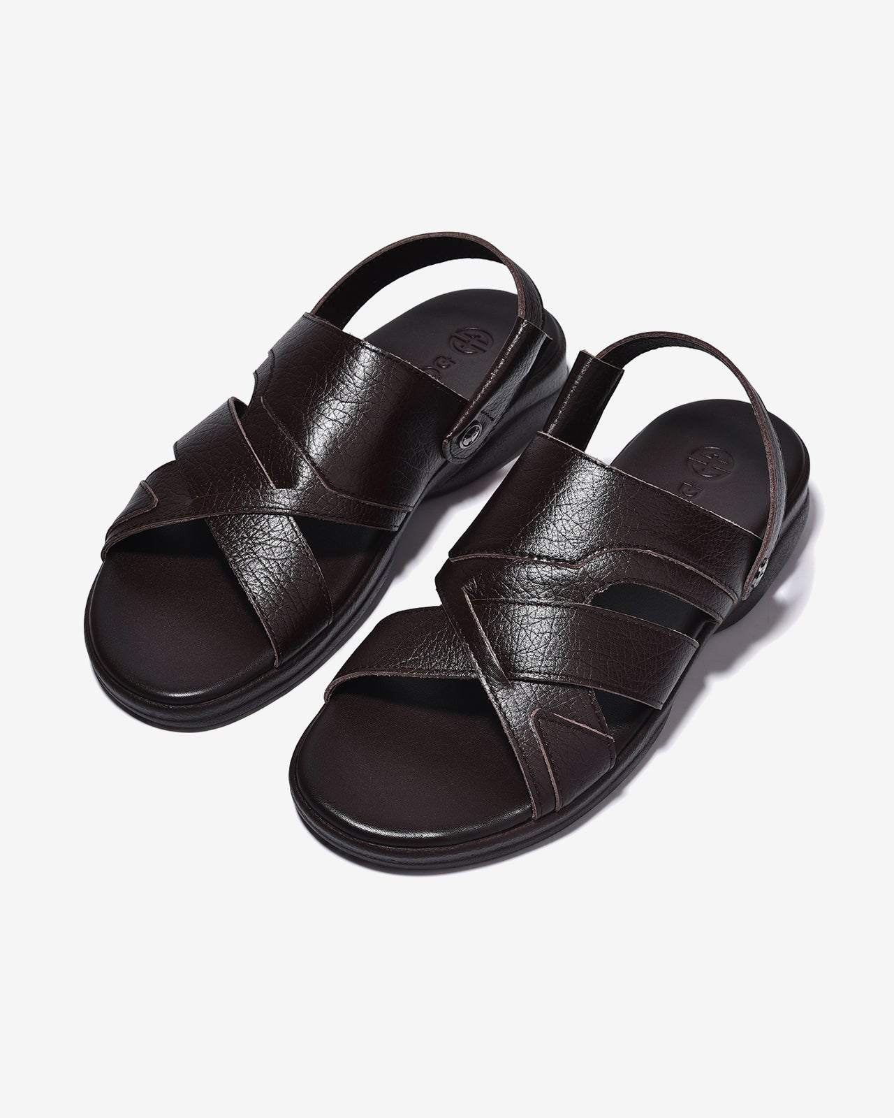 Giày Sandal Đông Hải Êm Mềm Đế 3cm Quai Chéo-S3237Nâu Color1