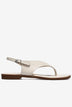 Sandal Kẹp Nữ Đông Hải Trơn Khóa Cài-S32H8Kem Color1First