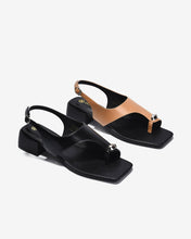 Giày Sandal Kẹp Đông Hải Xỏ Ngón Quai Khóa-S5903Đen Color1