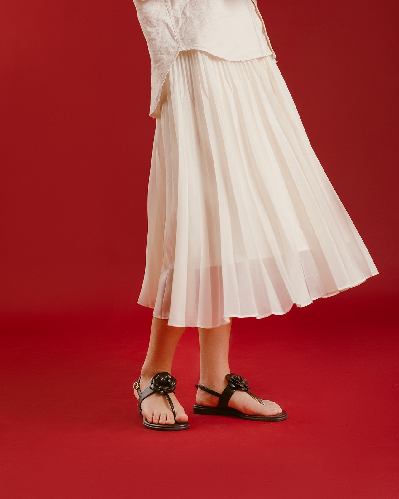 Sandal Kẹp Nữ Đông Hải Đính Hoa-S5912Đen Color1