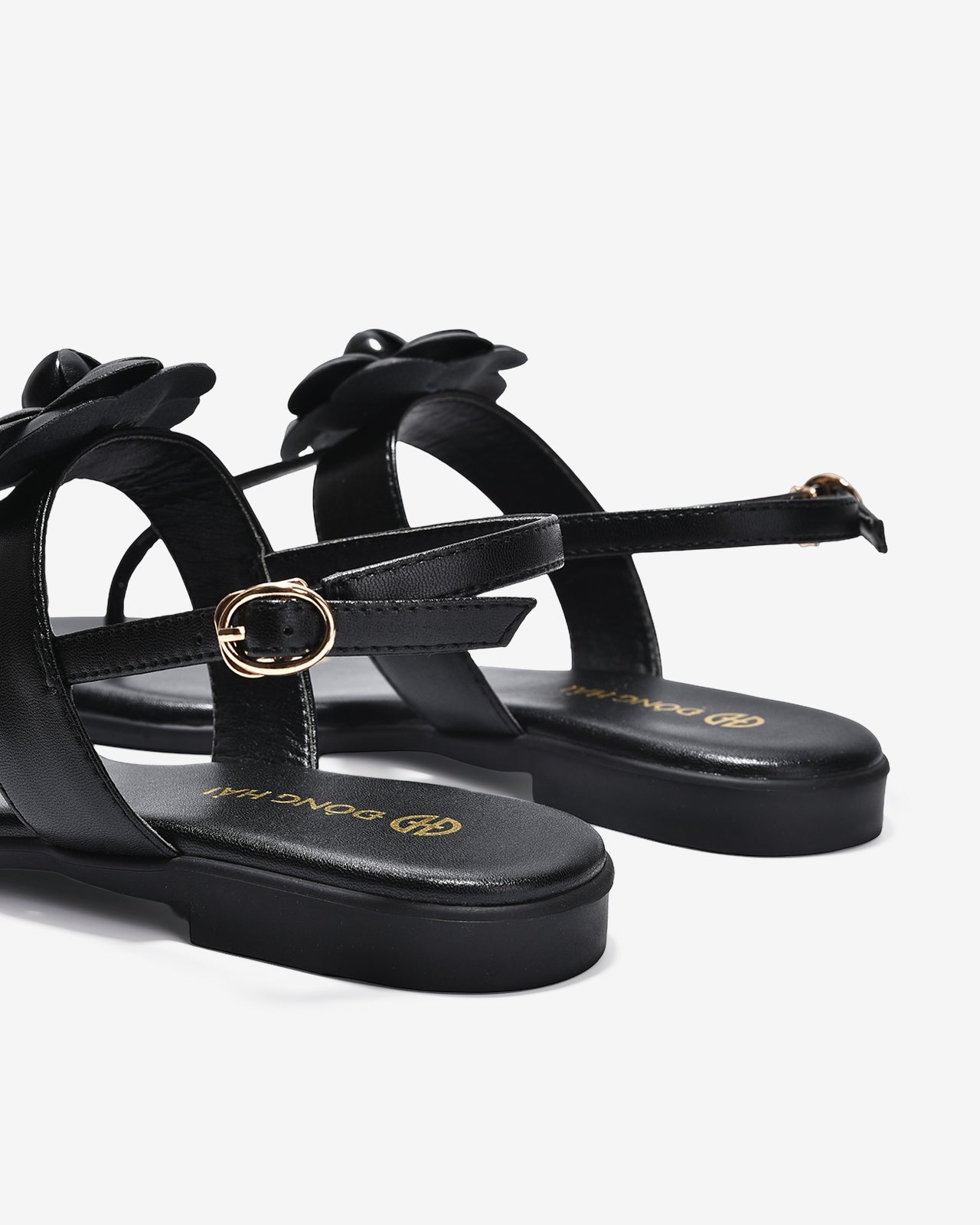 Sandal Kẹp Nữ Đông Hải Đính Hoa-S5912Đen Color1
