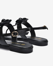 Sandal Kẹp Nữ Đông Hải Đính Hoa-S5912Đen Color1