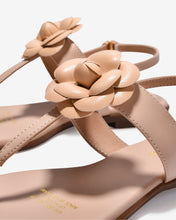 Sandal Kẹp Nữ Đông Hải Đính Hoa-S5912Kem Color1