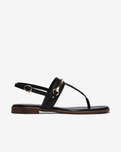 Sandal Kẹp Nữ Đông Hải Khóa Ánh Vàng-S5921-Đen Color1First