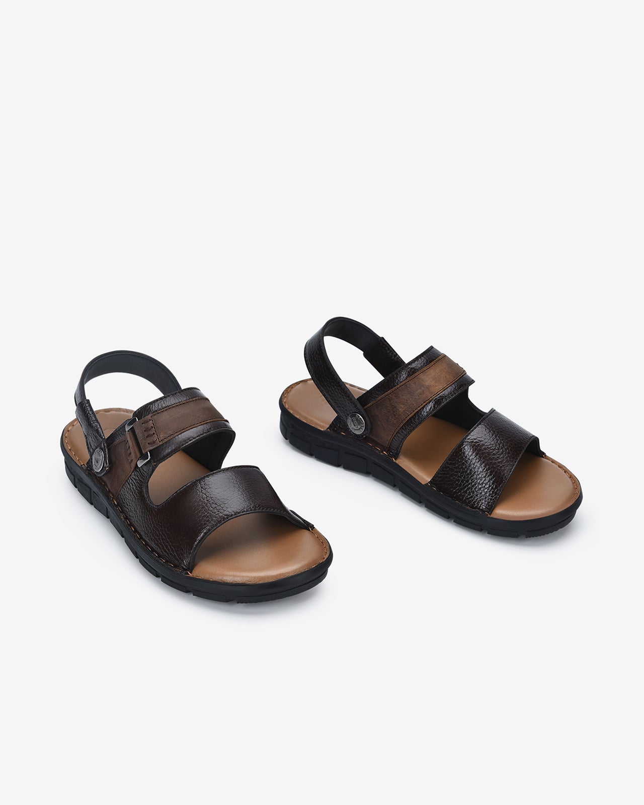 Giày Sandal Nam Đông Hải Dập Vân Thời Thượng-S1137Nâu Color1