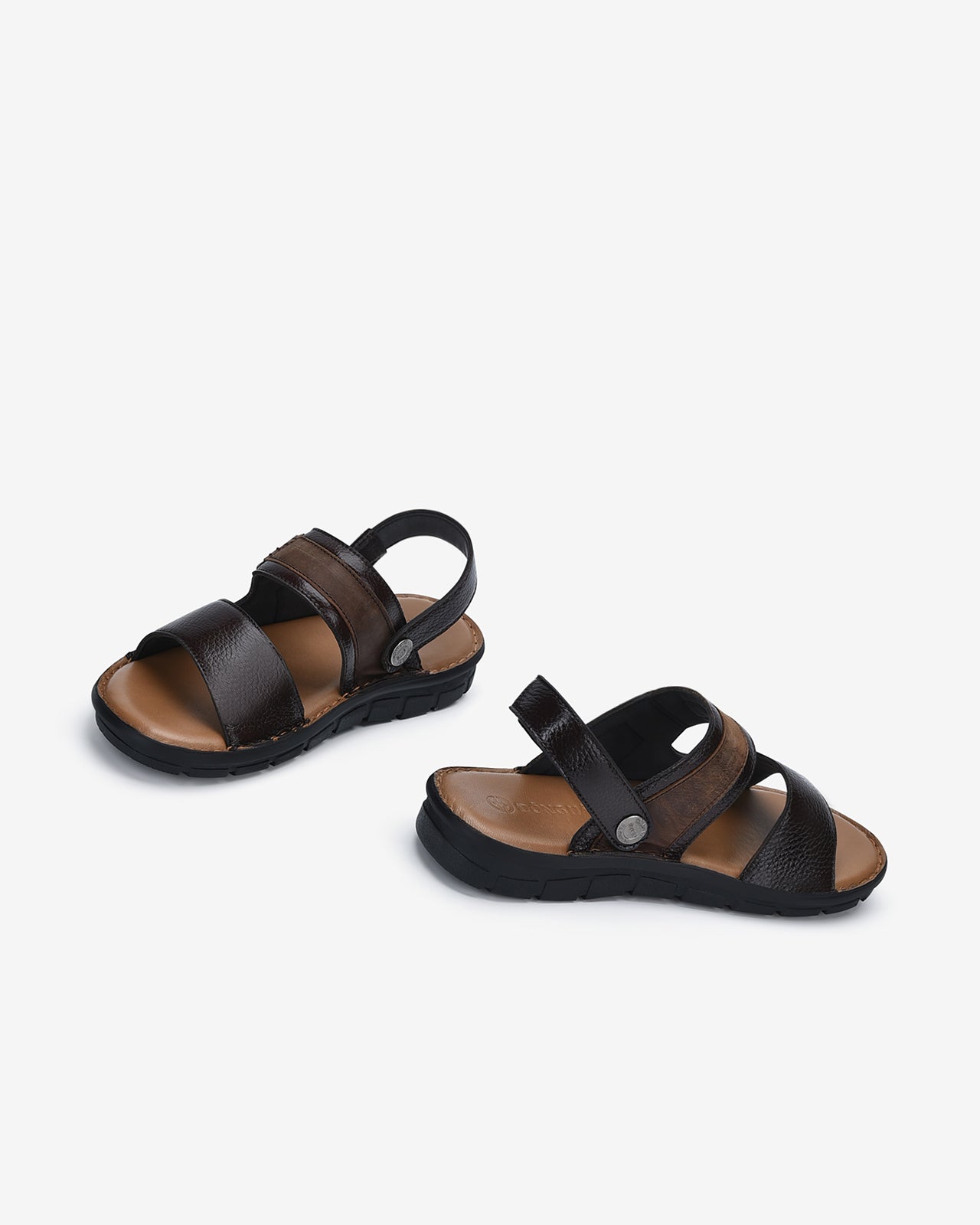 Giày Sandal Nam Đông Hải Dập Vân Thời Thượng-S1137Nâu Color1