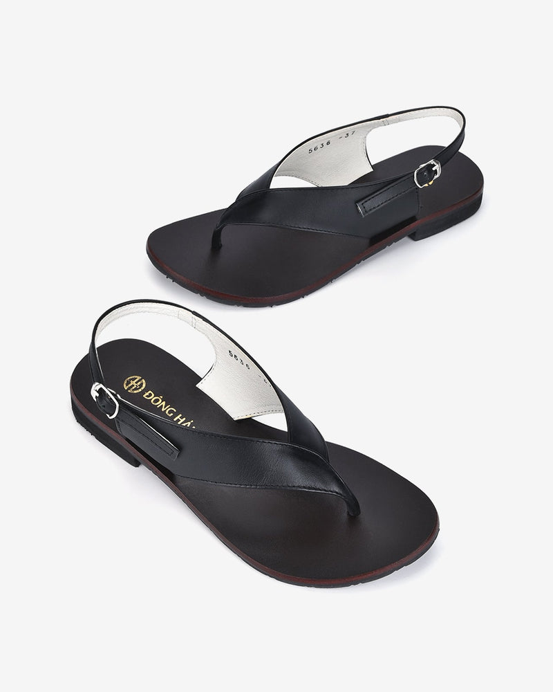 giày sandal nữ đông hải đen Color3