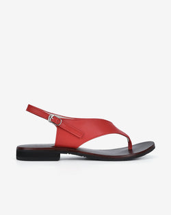 giày sandal nữ đông hải đỏ Color4First