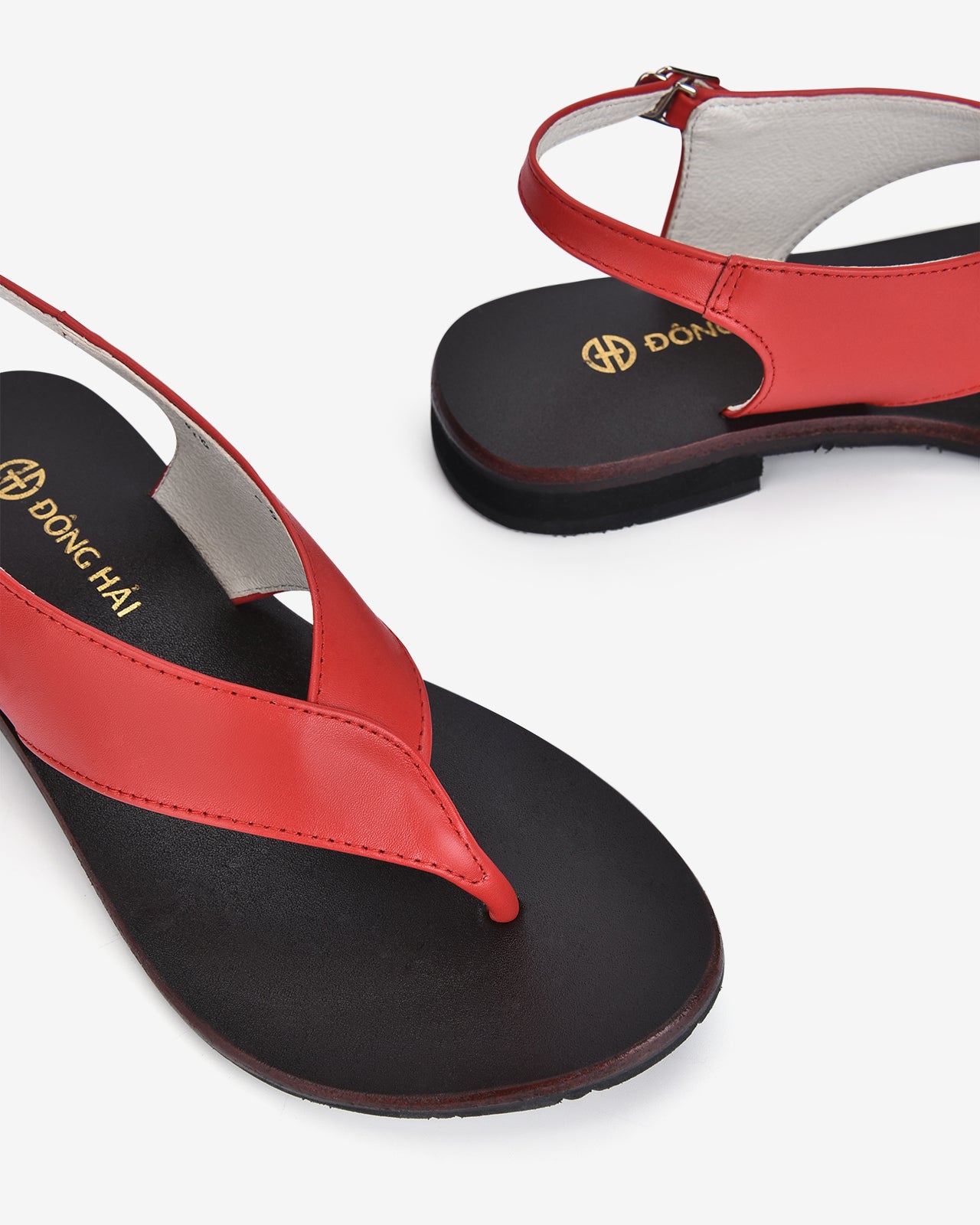 Giày sandal nữ đông hải S5636 đỏ Color1