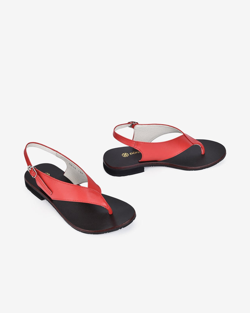 giày sandal nữ đông hải đỏ Color4
