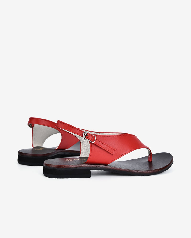 giày sandal nữ đông hải đỏ Color4