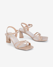 Giày Sandal Cao Gót Đông Hải Quai Ngang Mảnh-S5819Cafe Color1