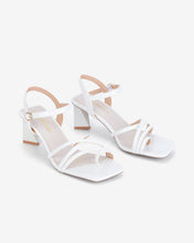 Giày Sandal Cao Gót Đông Hải Quai Ngang Mảnh-S5819Trắng Color1