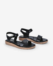 Sandals Nữ Đông Hải Quai Dán Mặt Lót Thoáng Khí-S7427Đen Color2