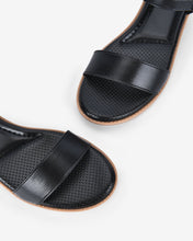 Sandals Nữ Đông Hải Quai Dán Mặt Lót Thoáng Khí-S7427Đen Color1