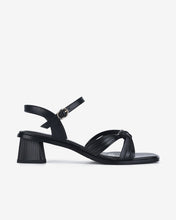 Giày Sandal Cao Gót Đông Hải Quai Đan Chéo-S81O3Đen Color1First