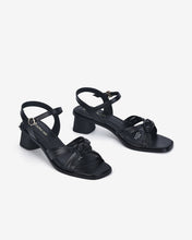 Giày Sandal Cao Gót Đông Hải Quai Đan Chéo-S81O3Đen Color2