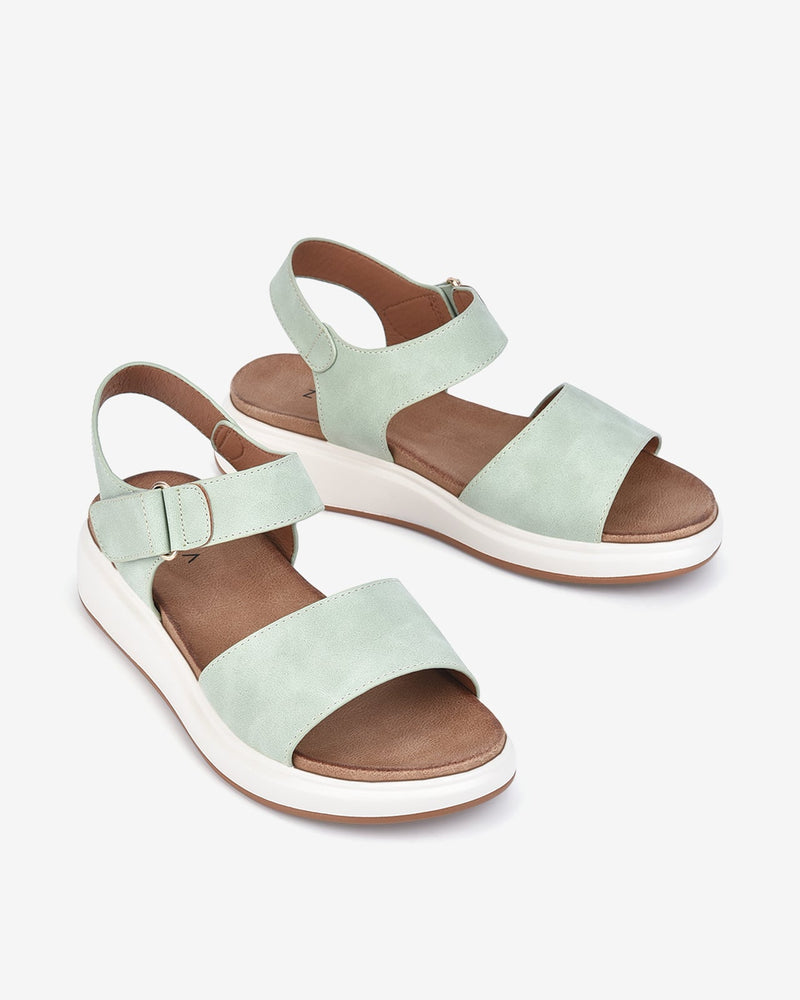 Giày Sandal Zucia Quai Ngang Bảng To-SHLD5-Xanh Lá Color1