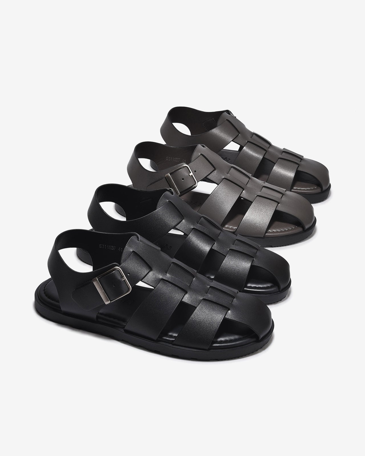 Sandal Rọ Nam Đông Hải Êm Chân Nhẹ Bước-S3118Xám Color1