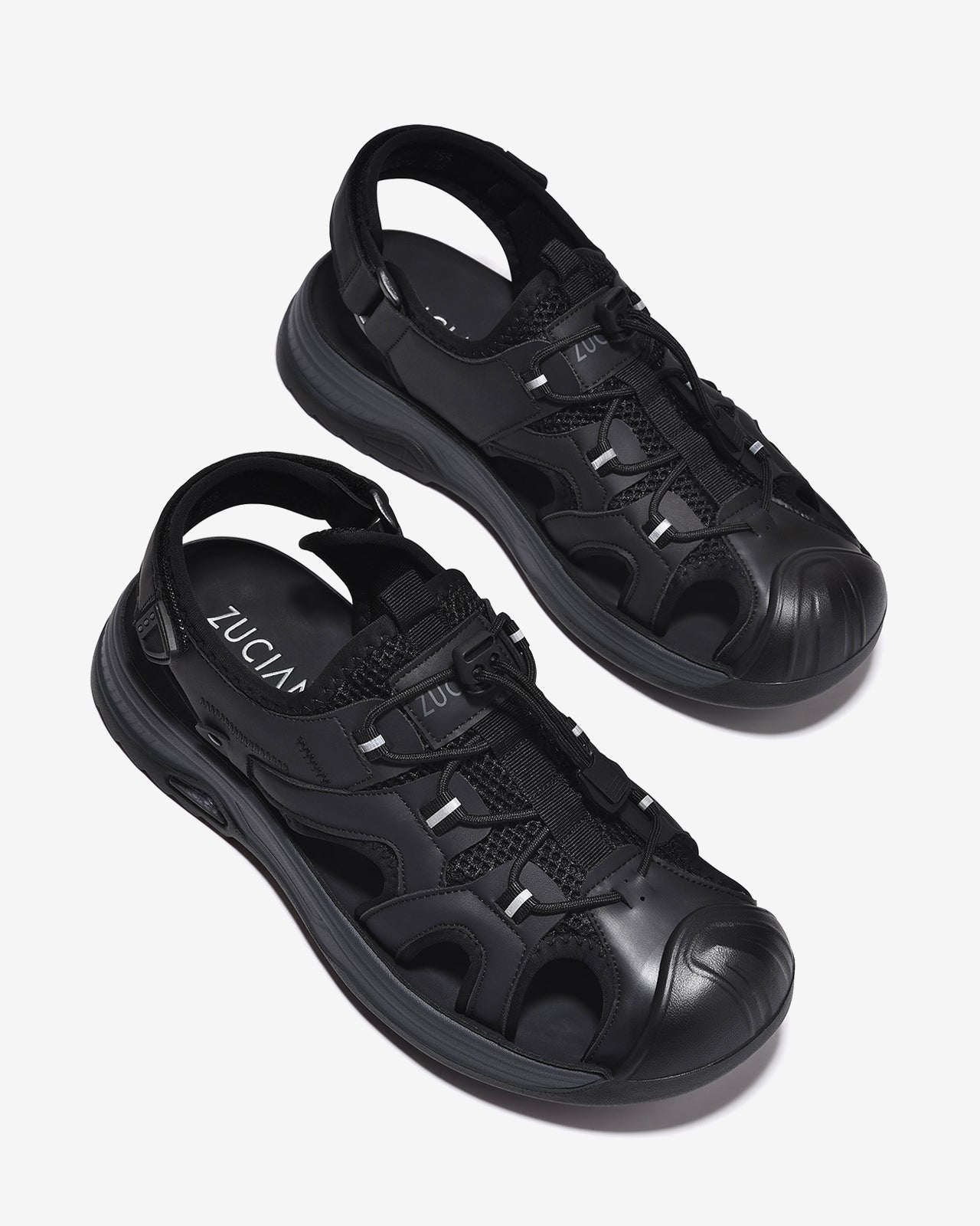 Sandal Rọ Nam Zuciani Quai Rút-SCF88Đen Color1